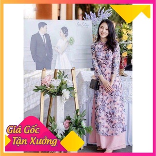 Áo dài von tơ 2 lớp hot hit