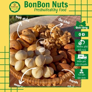 Mix nuts - hạt dinh dưỡng mix 4 loại thơm ngon, giòn rụm, càng ăn càng ghiền