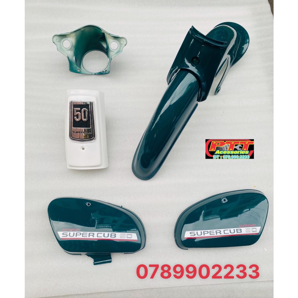 DÀN ÁO XE CUB 81 XANH DƯA CÓ TEM
