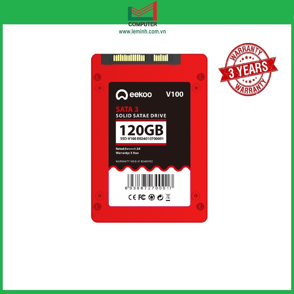 Ổ Cứng SSD 120GB Chính Hãng mới Bảo Hành 36 Tháng 1 Đổi 1 Tốc Độ Nhanh