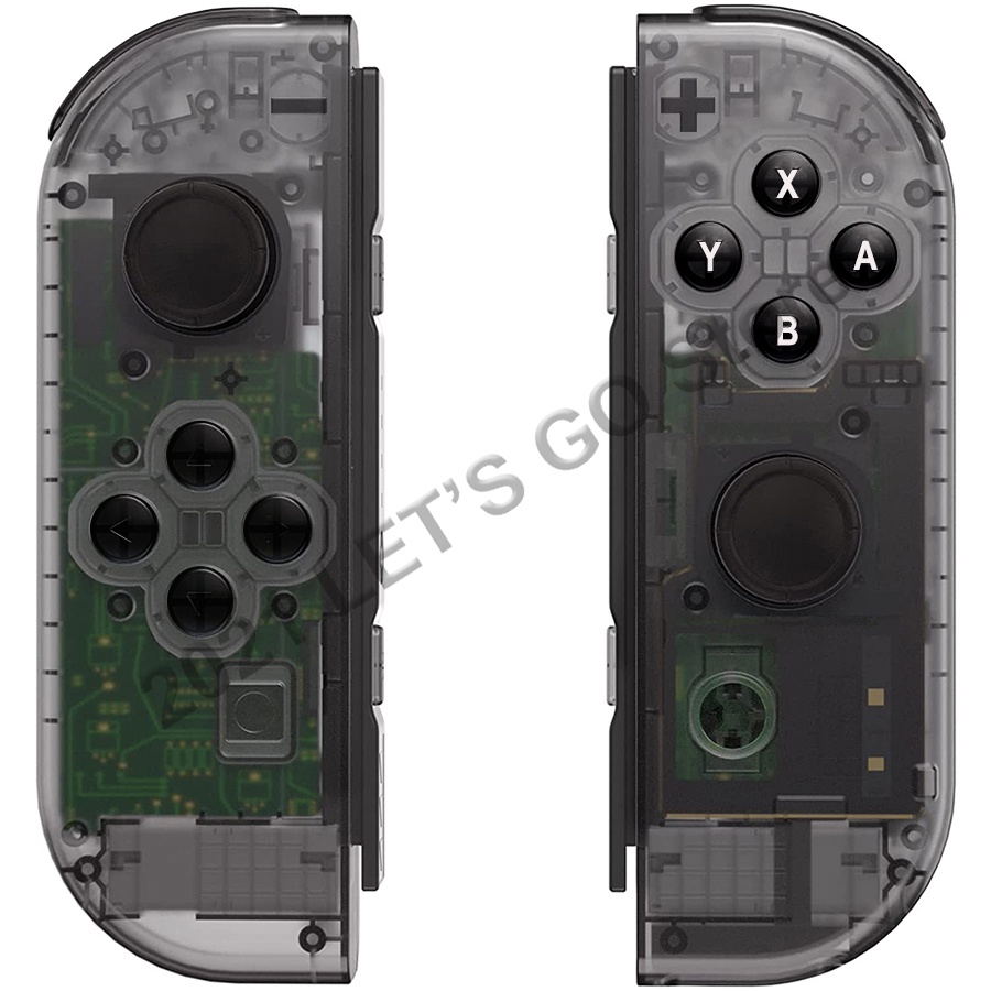 Switch DIY Thay thế Shell Clear Joycon Cầm tay Điều khiển trong suốt cho Các phụ kiện Nintendo Switch & OLED