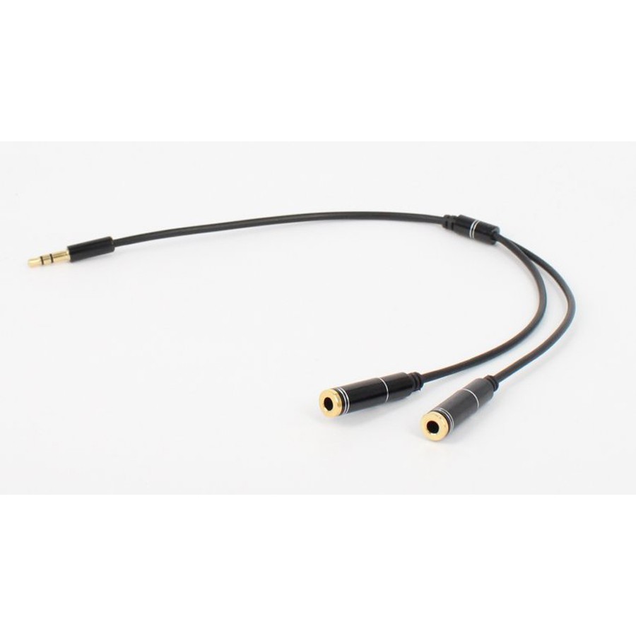 Cáp chia Audio 1 ra 2 chuẩn 3.5mm