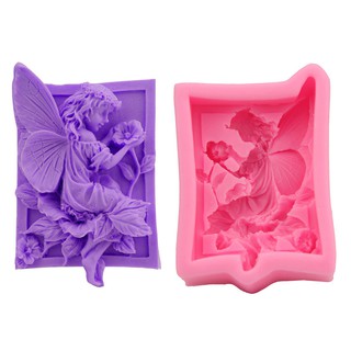 Khuôn Silicone Làm Bánh/Xà Phòng/Nến/Xà Phòng Handmade Hình Thiên Thần