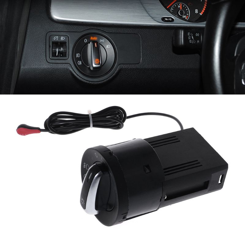 Công Tắc Điều Khiển Đèn Pha Xe Hơi Golf 4 Jetta MK4 B5 Chrome