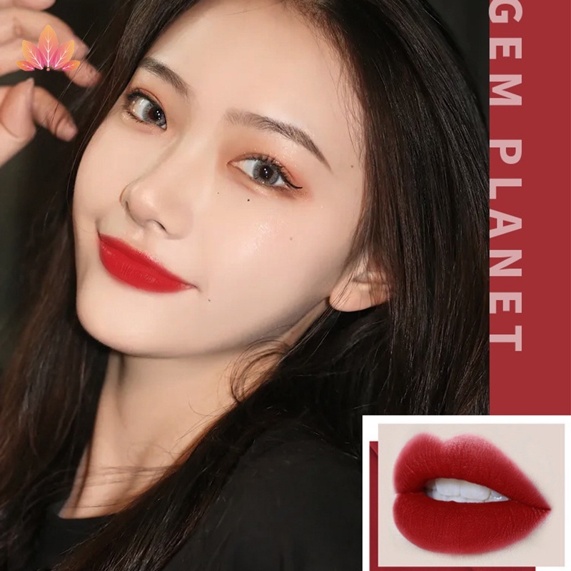 Set 6 Thỏi Son Kem Nhung Mịn Trang Điểm Dễ Thương Kèm Hộp Đựng jp5