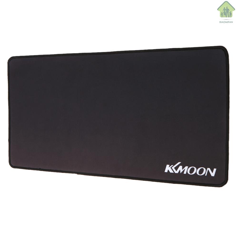 XM KKmoon 600*300*2mm Large Size Plain Black Extended Water-resistant Anti-slip Rubber Speed Gaming Game Mouse Mice Pad Desk Mat