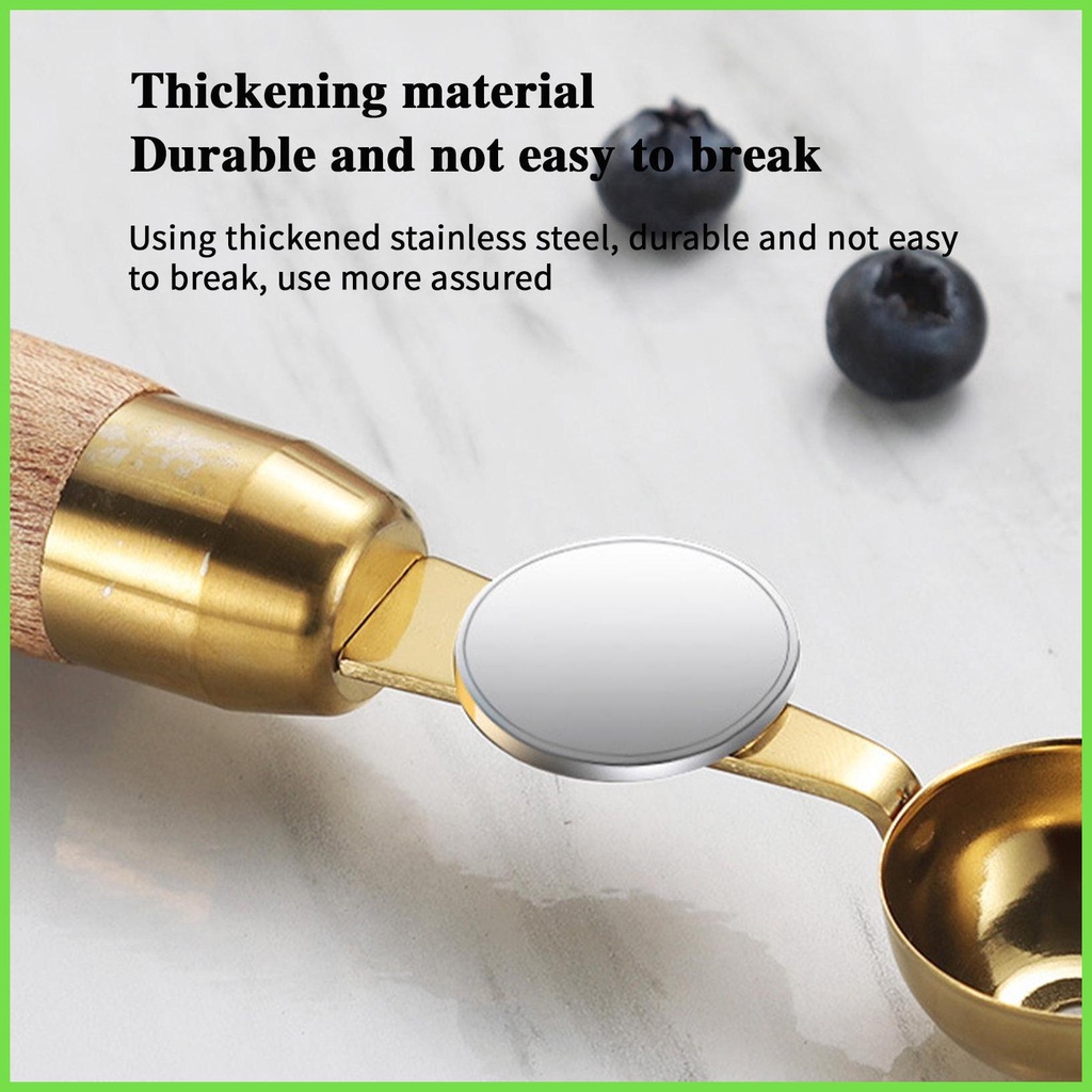 Muỗng Múc Kem/Trái Cây/Dưa Hấu Hình Tròn Dùng Trong Nhà Bếp DIY