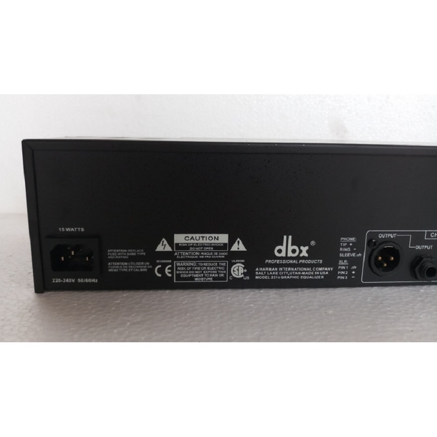 Lọc tiếng lọc xì âm thanh dbx 231S trắng siêu bền cao cấp