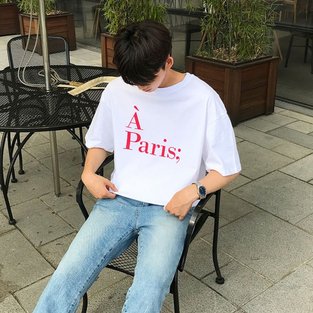 Áo thun Stee À PARIS Color - Giá sỉ Unisex