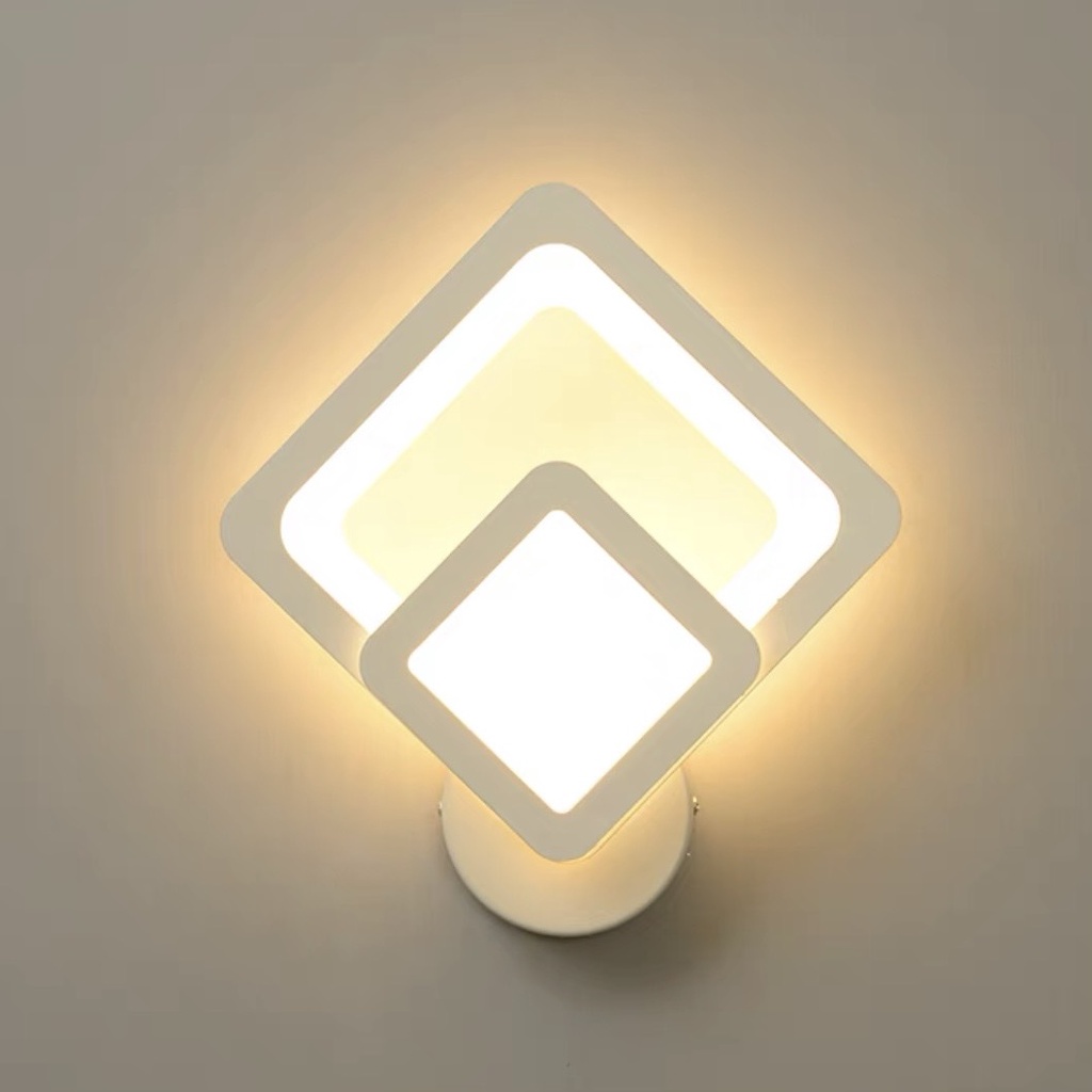 Đèn Tường Led Trang Trí LONstar Decor Phòng Khách , Phòng Ngủ,Cầu Thang Theo Phong Cách Hiện Đại , Bảo Hành 1 Năm
