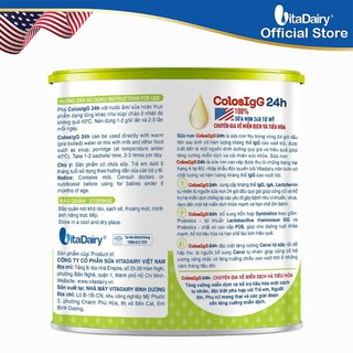 sữa bột  colosIgG 24h lon 60goi× 1,5g