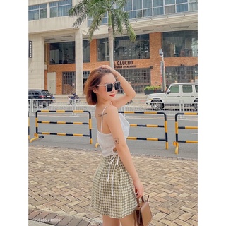 [RÁCH STORE] Áo Kiểu - 1566 - 2 Dây - Khoét Rút Eo