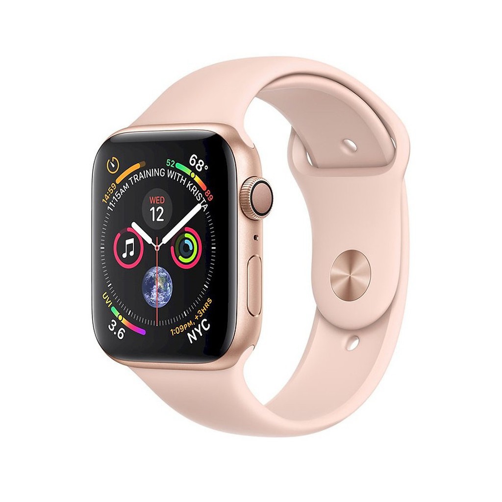 Đồng Hồ Thông Minh Apple Watch Series 4 GPS Gold Aluminum Case With Pink Sand Sport Band (40mm) - Hàng Nhập Khẩu