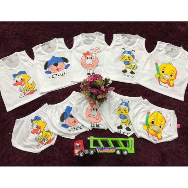 Set chip trắng thú 5 bộ carter
