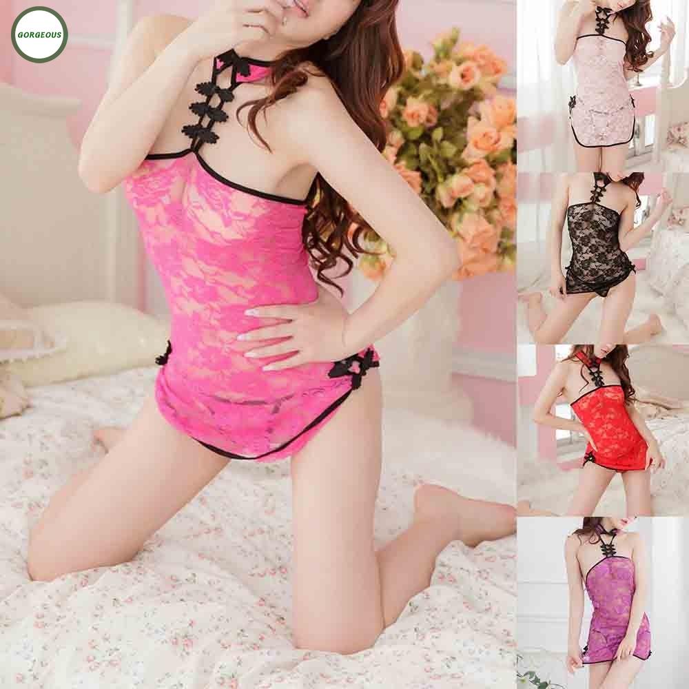 Đầm sườn xám cách tân phối ren màu sắc thời trang quyến rũ cho nữ | BigBuy360 - bigbuy360.vn