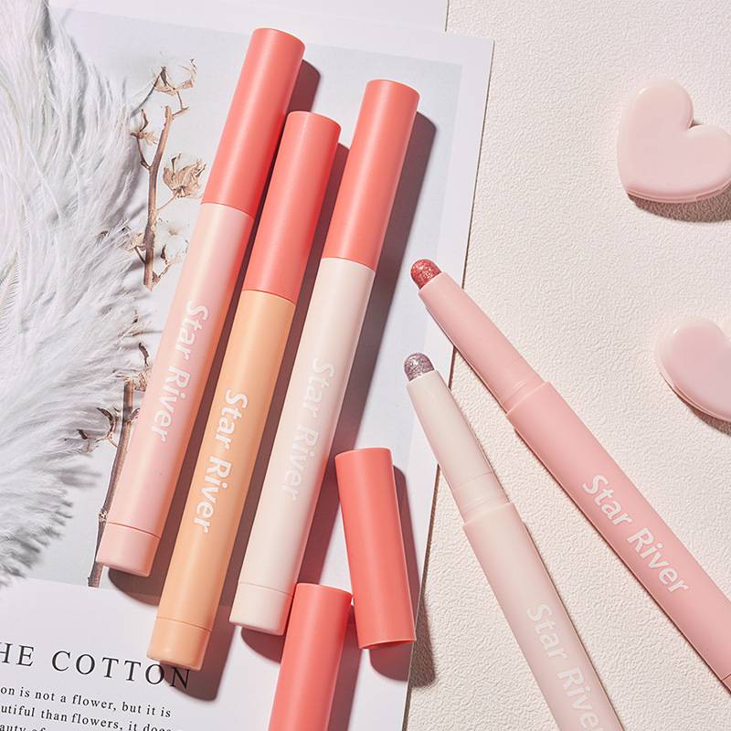 [Hàng mới về] Bút trang điểm mắt bắt sáng màu nhũ lì lâu trôi quyến rũ thời trang