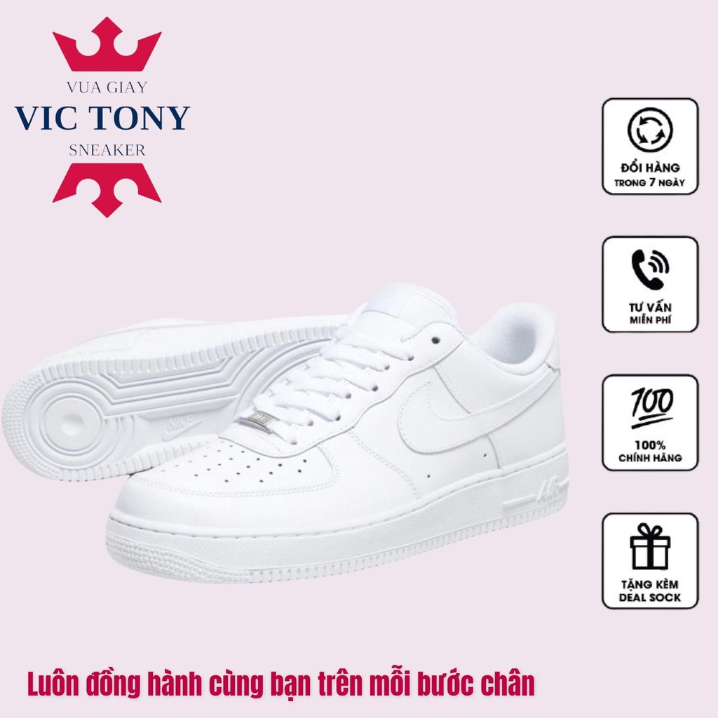 Giày_𝗡𝗜𝗞𝗘 Nữ Trắng Air force 1, Giày 𝗔𝗙𝟭 𝗡𝗜𝗞𝗘_Nam Full Box Bill Thời Trang Hàng Đẹp | BigBuy360 - bigbuy360.vn
