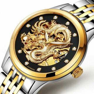 Đồng Hồ Nam Cơ Tevise Hình Rồng
