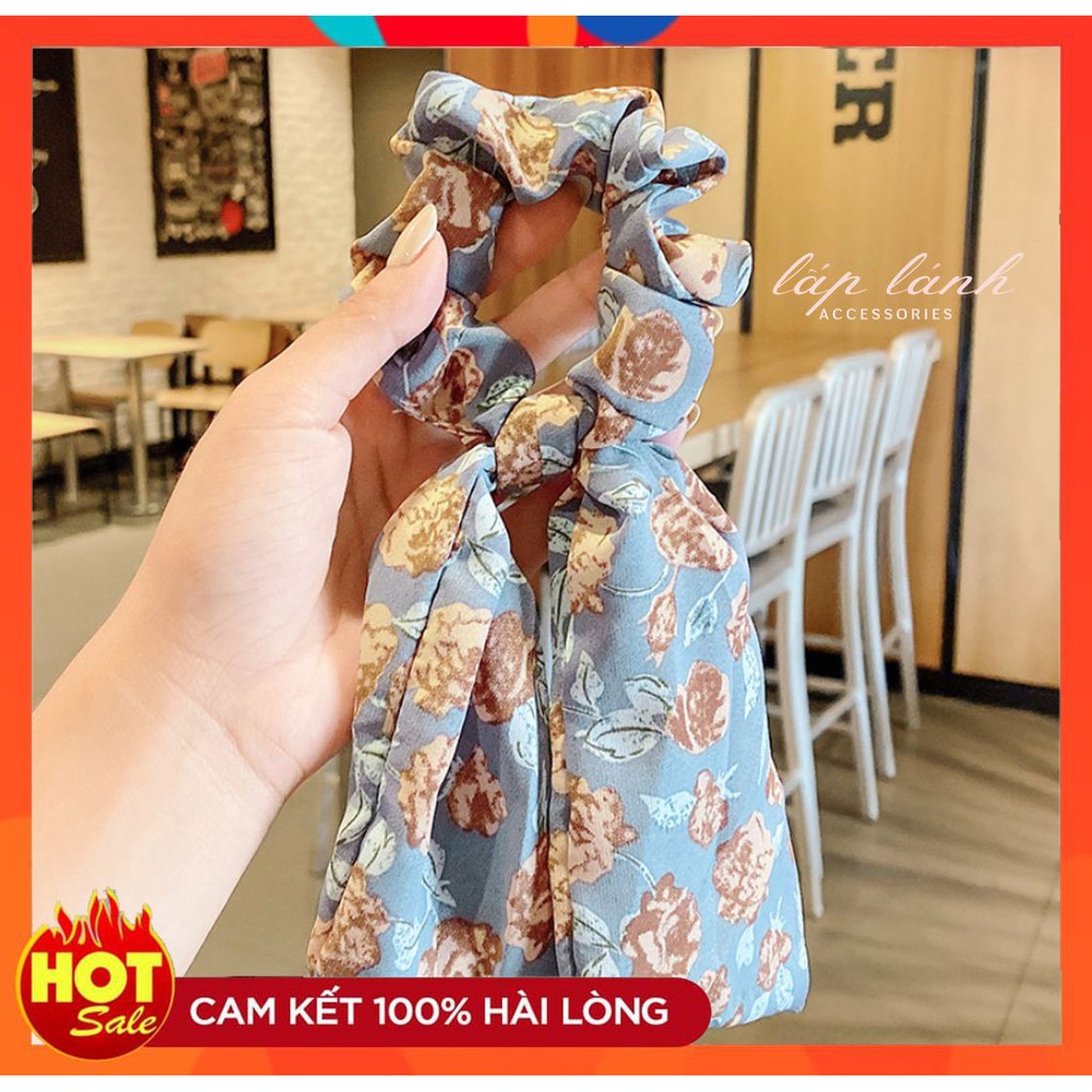 [Có sẵn] CỘT TÓC NƠ HOA RETRO KIỂU PHÁP PHONG CÁCH MÙA HÈ VINTAGE LÃNG MẠN ĐÁNG YÊU CT17