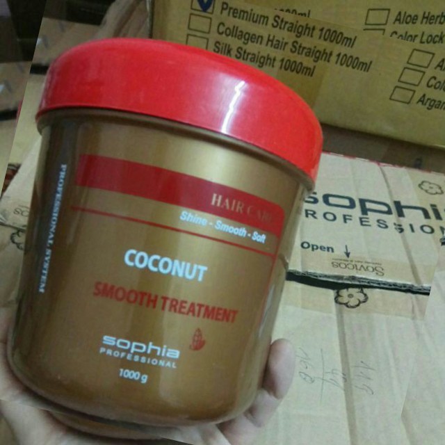 Dầu hấp hương dừa Coconut Sophia Hàn Quốc 1000ml