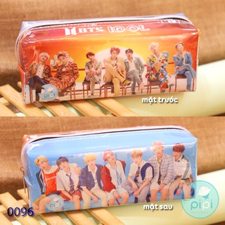 HỘP BÚT BTS VẢI MẪU 96