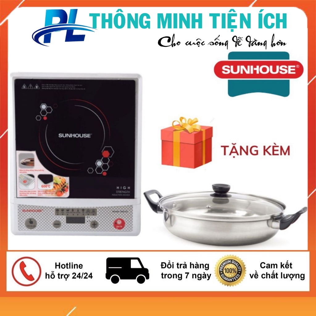 Bếp Từ Sunhouse SHD6150 siêu rẻ - Tặng Kèm Nổi Lẩu - Hàng Chính Hãng (Bảo Hành 12 Tháng)