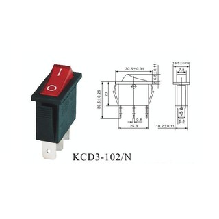Công tắc nguồn ON/OFF màu đỏ