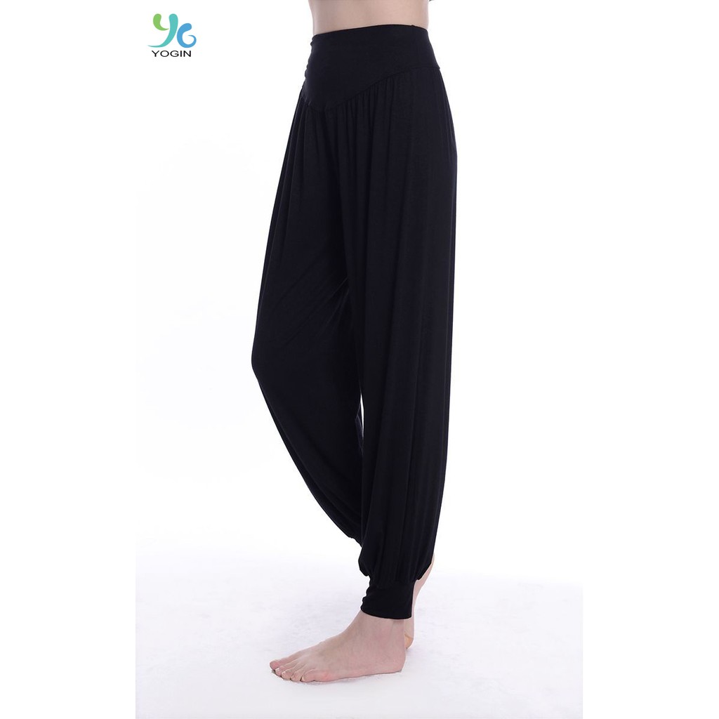 Quần ỐNG RỘNG Alibaba (quần dài) Tập Yoga Co dãn 4 chiều thoáng mát - YQA01