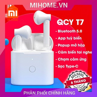 Tai nghe nhét tai Xiaomi Qcy T7 kết nối bluetooth 5.0 cho âm thanh sống động chất lượng cao [BH 6 Tháng]