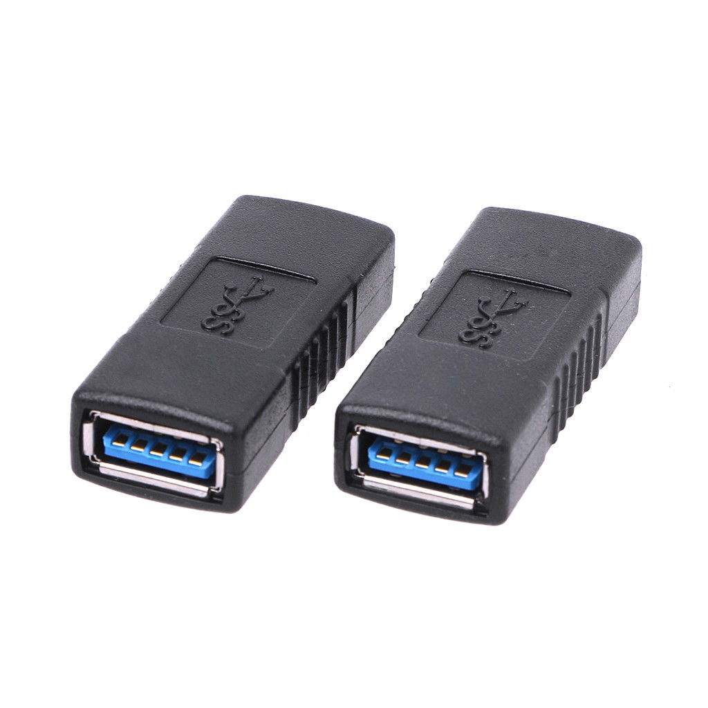 2pcs Usb 3.0 Type A Female To Female Connector