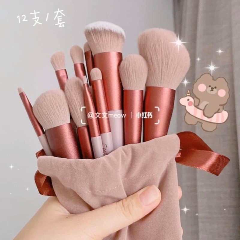 Bộ cọ trang điểm FIX full 13 cây mềm mịn