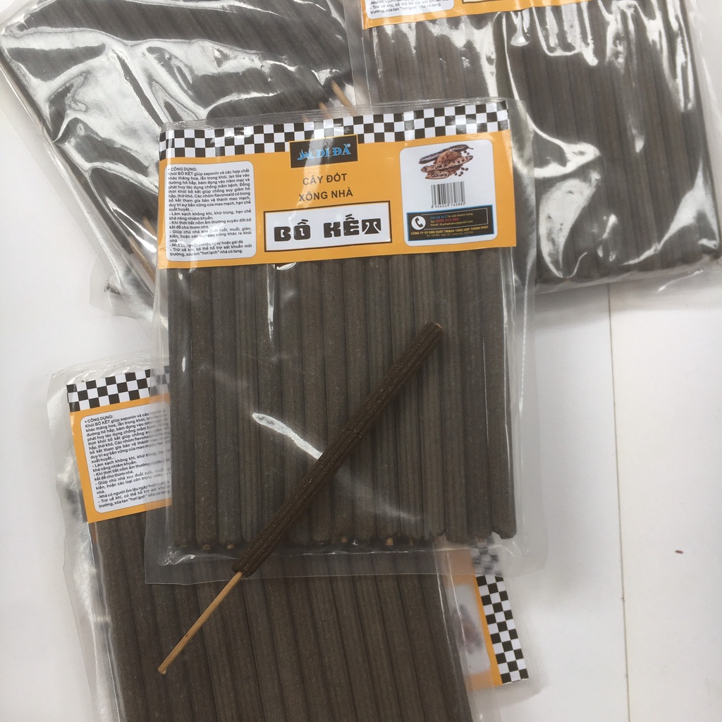 Cây BỒ KẾT cây đốt xông tẩy uế khí 1 túi 15 cây mùi hương nhang bồ kết