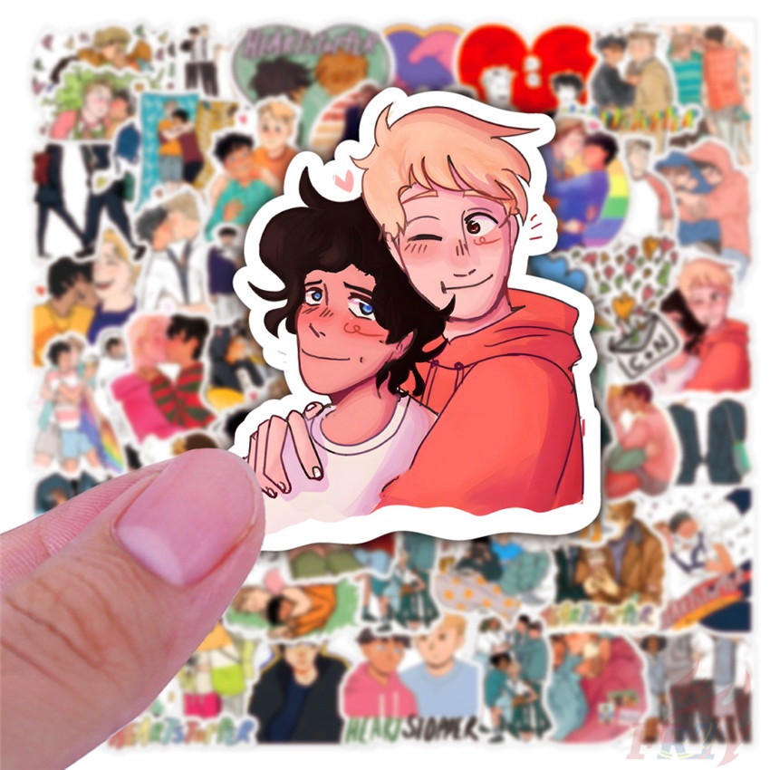 50Pcs/Set ❉ Heartstopper Series 03 Stickers ❉ Waterproof DIY Fashion Decals Doodle Stickers