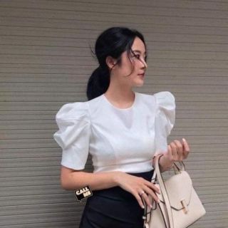 áo sơ mi trắng nữ tay bồng