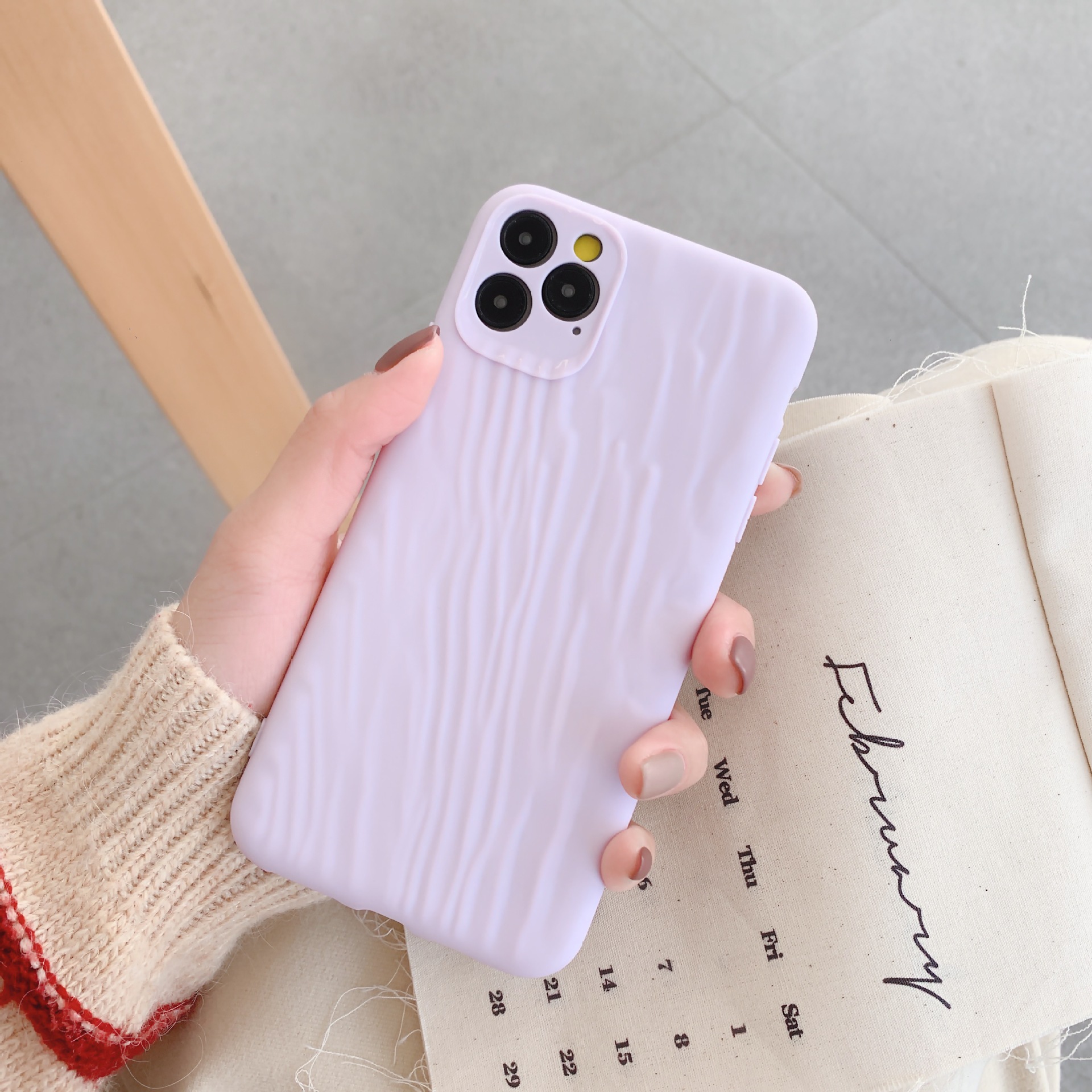 Ốp điện thoại TPU mềm bảo vệ bao phủ toàn diện họa tiết cát chảy đơn giản cho iPhone 11 Pro Max XS X XR 6 7 8 Plus SE | BigBuy360 - bigbuy360.vn