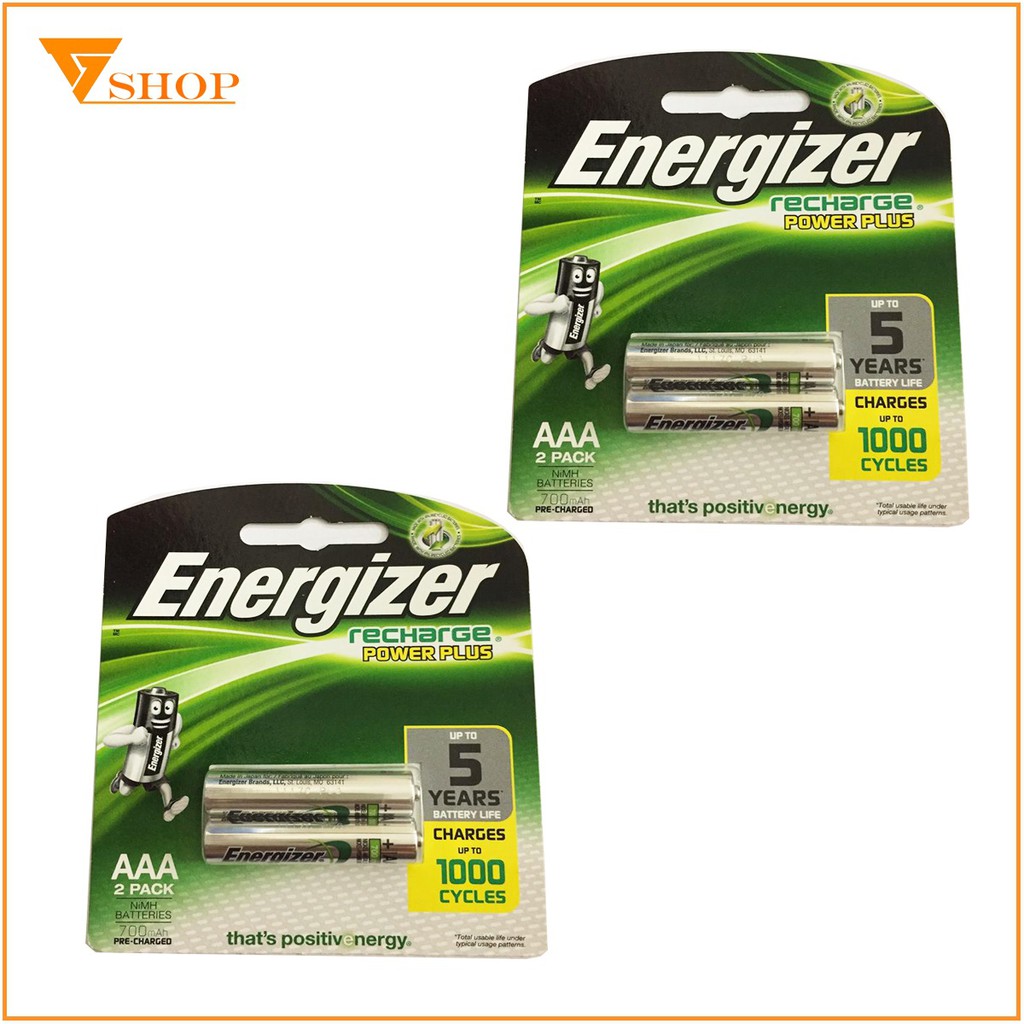 1 vỉ pin sạc aaa 700mAh Energizer ( 1 vỉ 2 viên )