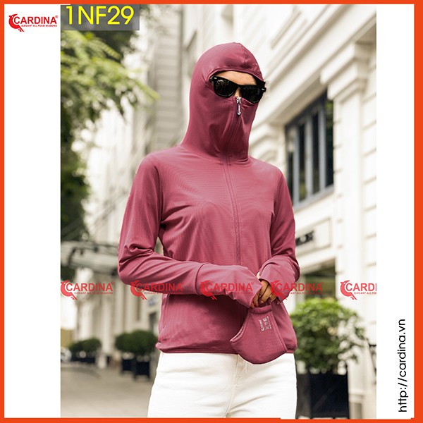 Áo Chống Nắng Nữ CARDINA Chống Tia UV 2 Lớp Chất Thun Lạnh Cao Cấp Chính Hãng Hàng Hè 2021 | BigBuy360 - bigbuy360.vn