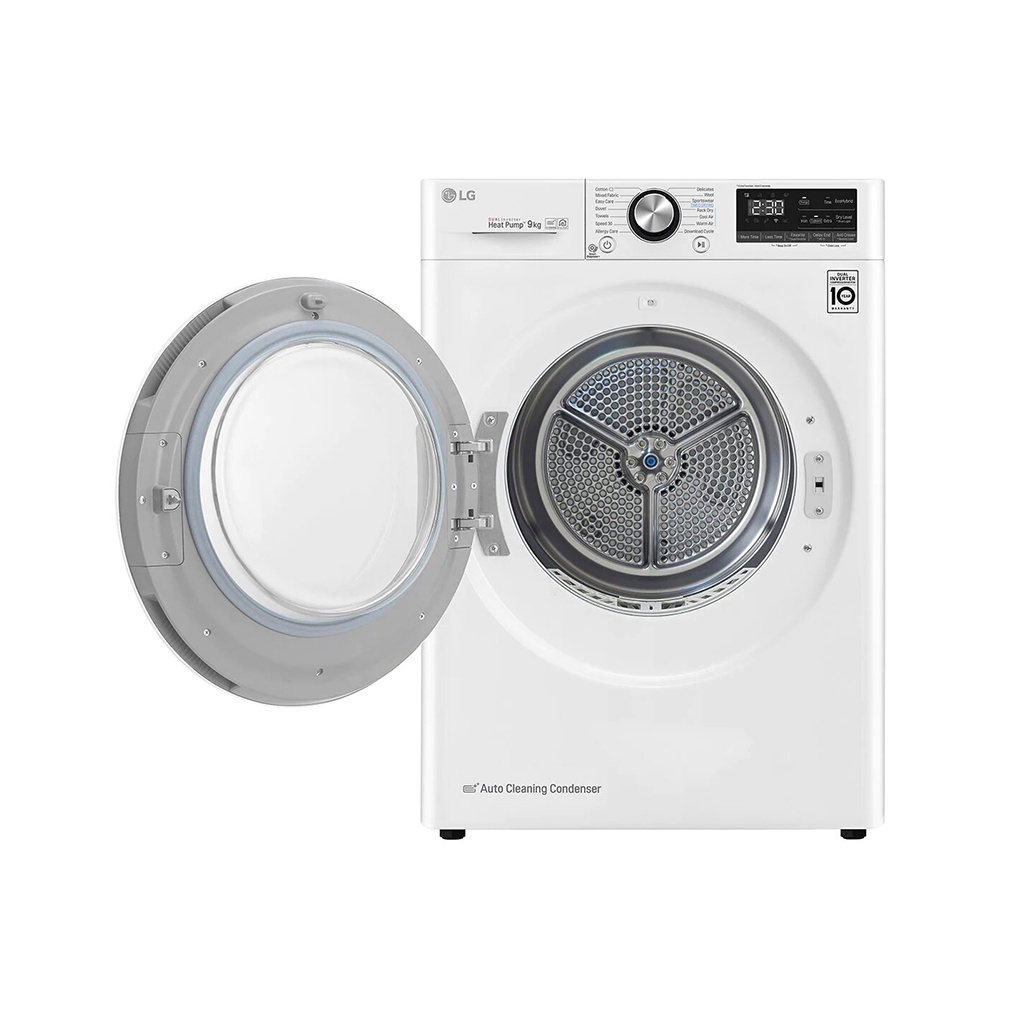 Máy sấy LG lồng ngang 9 kg  DVHP09W