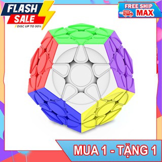 ( FREE SHIP - TẶNG ĐẾ ) Khối Megaminx 3x3 Rubik Biến Thể 12 Mặt QiHeng S  - TẶNG GIÁ ĐỠ RUBIK - rubik biến thể 12 mặt