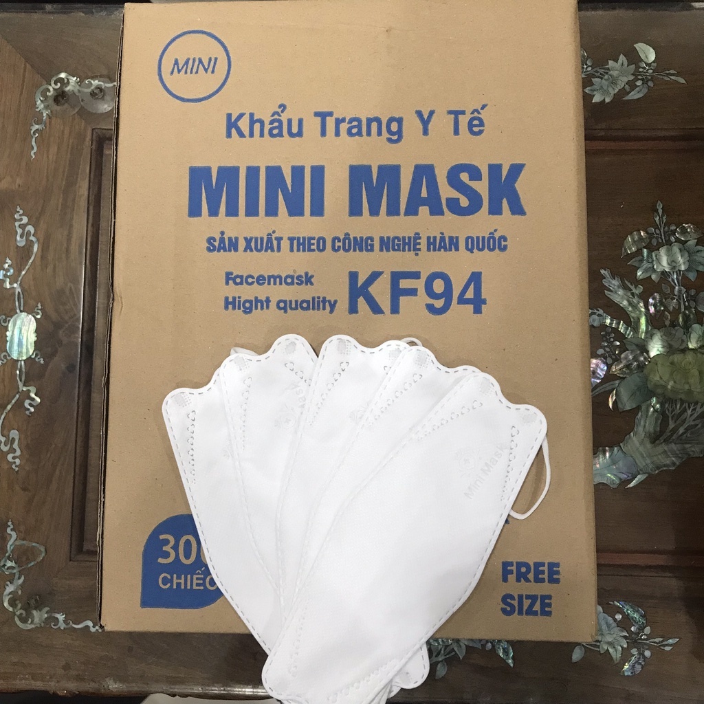 Khẩu trang y tế 4D KF94 chống bụi siêu mịn (1 thùng 300 cái)