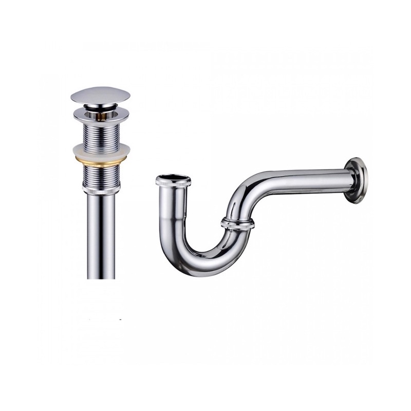 Xi phông, si phông, bộ thoát lavabo nhấn.