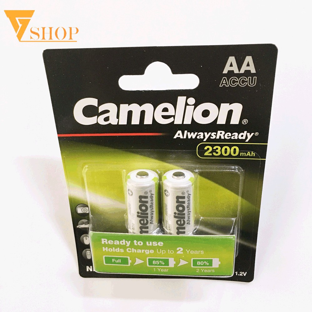 Pin sạc AA Camelion 2300mAh, 2500mAh, 2700mAh Chính Hãng