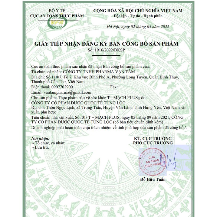 T-Mạch Plus - Giảm triệu chứng suy giãn tĩnh mạch do thành mạch kém