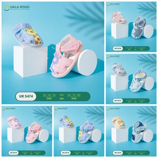 [UALA ROGO] Sandan tập đi dép tập đi quai dán mềm êm chân đế cao su non chống trượt cho bé UALA ROGO chính hãng