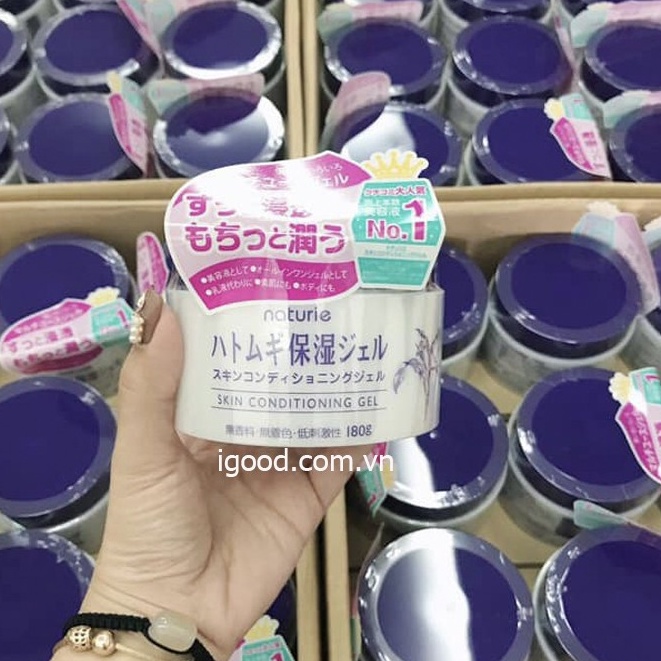 Kem dưỡng ẩm hạt ý dĩ Naturie Skin Conditioning Gel 180g Nhật Bản
