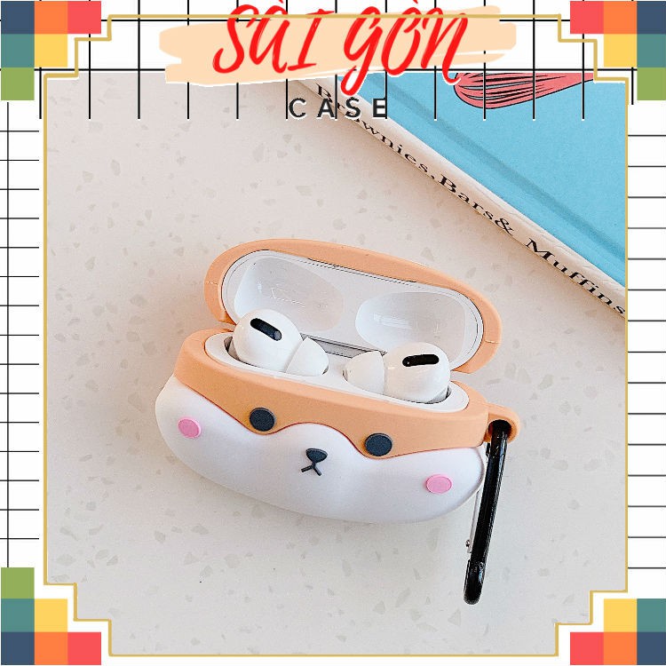 Case airpods Pro Vỏ bao airpod pro silicon đựng tai nghe không dây mã cún gogi pro