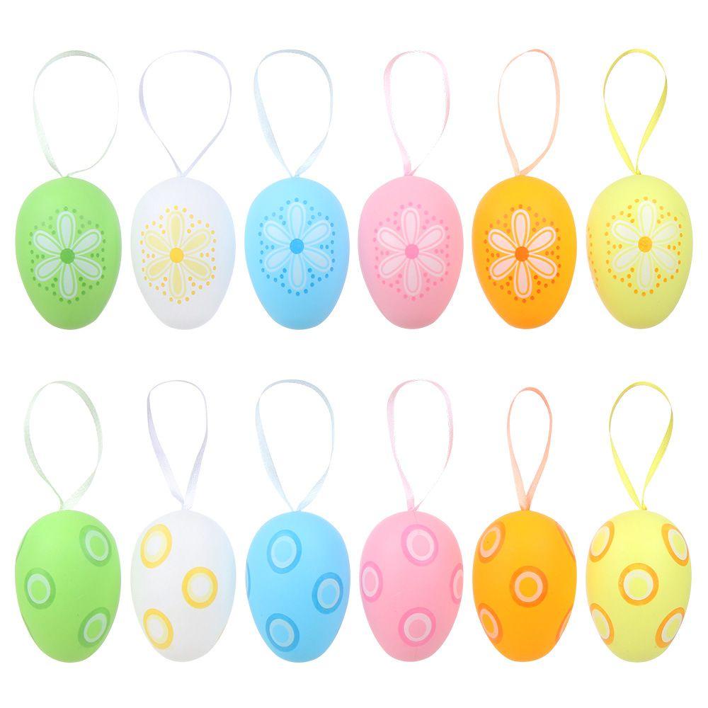 PINEVN Trứng Phục Sinh Tự Vẽ Tay Trang Trí Nhà Cửa