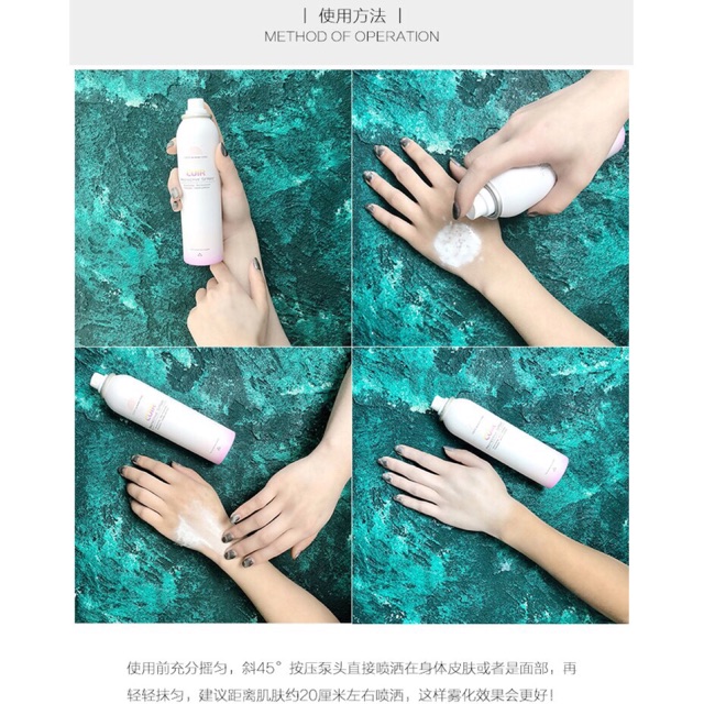 Cuir Xịt trắng da thần thánh