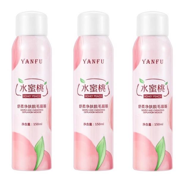 Xịt Tẩy Lông Hương Đào YANFU 150ml