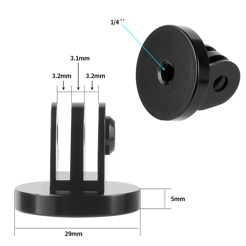 Phụ kiện giá đỡ ba chân bằng hợp kim nhôm CNC cho máy ảnh Gopro